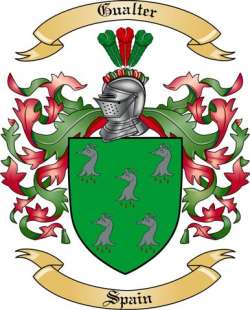 Gualter Family Crest from Spain