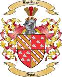 Guebara Family Crest from Spain