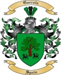 Guerola Family Crest from Spain
