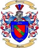Guerra Family Crest from Spain