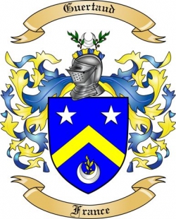 Guertaud Family Crest from France