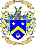 Guertine Family Crest from France