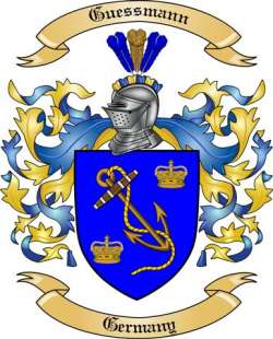 Guessmann Family Crest from Germany2