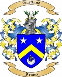 Guettand Family Crest from France
