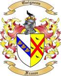 Guigneau Family Crest from France