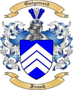 Guignnard Family Crest from France