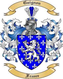 Guignon Family Crest from France2