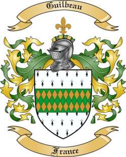 Guilbeau Family Crest from France