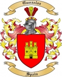 Gunzaloz Family Crest from Spain