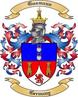 Gusmann Family Crest from Germany
