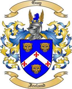 Guy Family Crest from Ireland