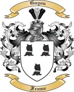 Guyon Family Crest from France2