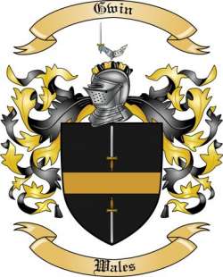Gwin Family Crest from Wales
