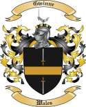 Gwinne Family Crest from Wales