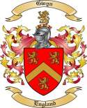 Gwyn Family Crest from England