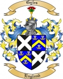 Gyles Family Crest from England2