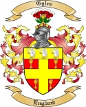 Gyles Family Crest from England