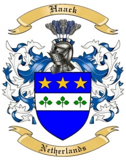 Haack Family Crest from Netherlands