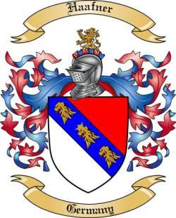 Haafner Family Crest from Germany2