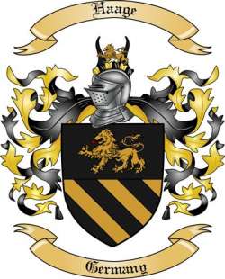 Haage Family Crest from Germany
