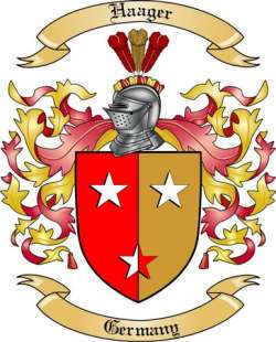 Haager Family Crest from Germany