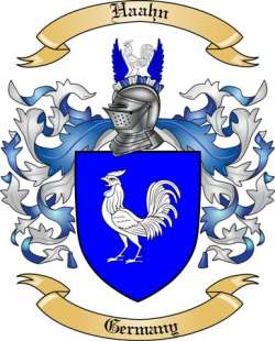 Haahn Family Crest from Germany2