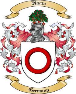 Haam Family Crest from Germany