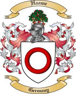 Haame Family Crest from Germany