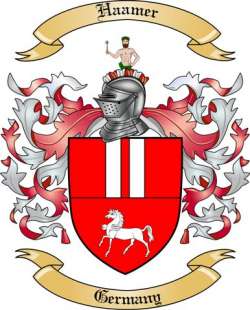Haamer Family Crest from Germany