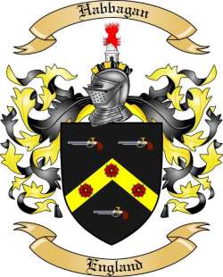 Habbagan Family Crest from England
