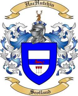 HacHutchin Family Crest from Scotland