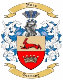 Haes Family Crest from Germany