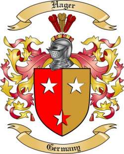 Hager Family Crest from Germany