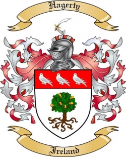 Hagerty Family Crest from Ireland