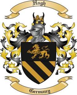 Hagh Family Crest from Germany
