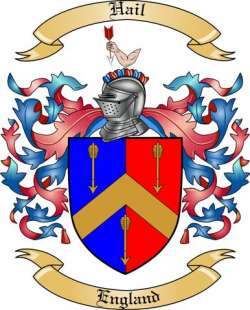 Hail Family Crest from England