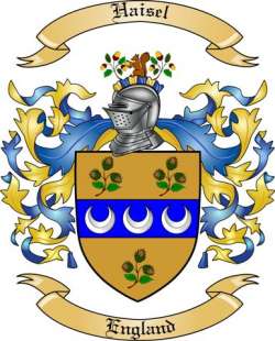Haisel Family Crest from England