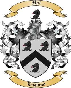 Hal Family Crest from England