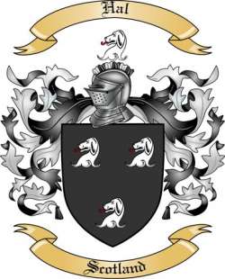 Hal Family Crest from Scotland2