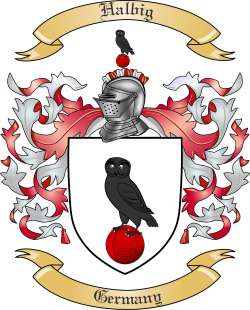 Halbig Family Crest from Germany