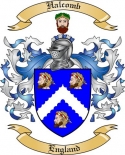Halcomb Family Crest from England