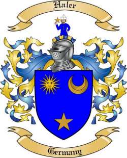 Haler Family Crest from Germany2