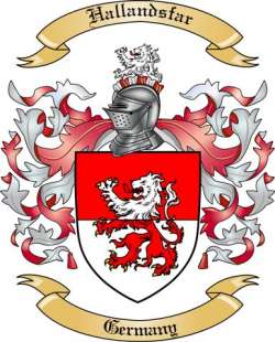 Hallandsfar Family Crest from Germany