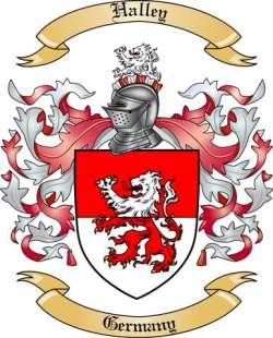 Halleux Family Crest from Germany2