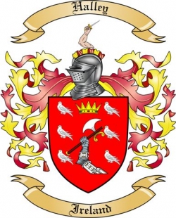 Halley Family Crest from Ireland