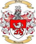 Hallez Family Crest from Germany