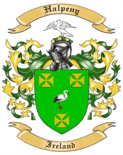 Halpeny Family Crest from Ireland