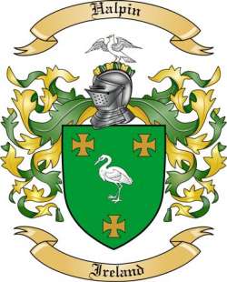 Halpin Family Crest from Ireland