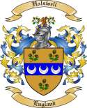 Halswell Family Crest from England