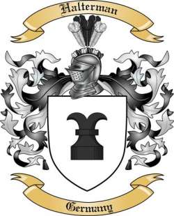 Halterman Family Crest from Germany2